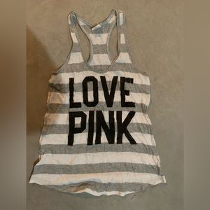 Pink brand tank top